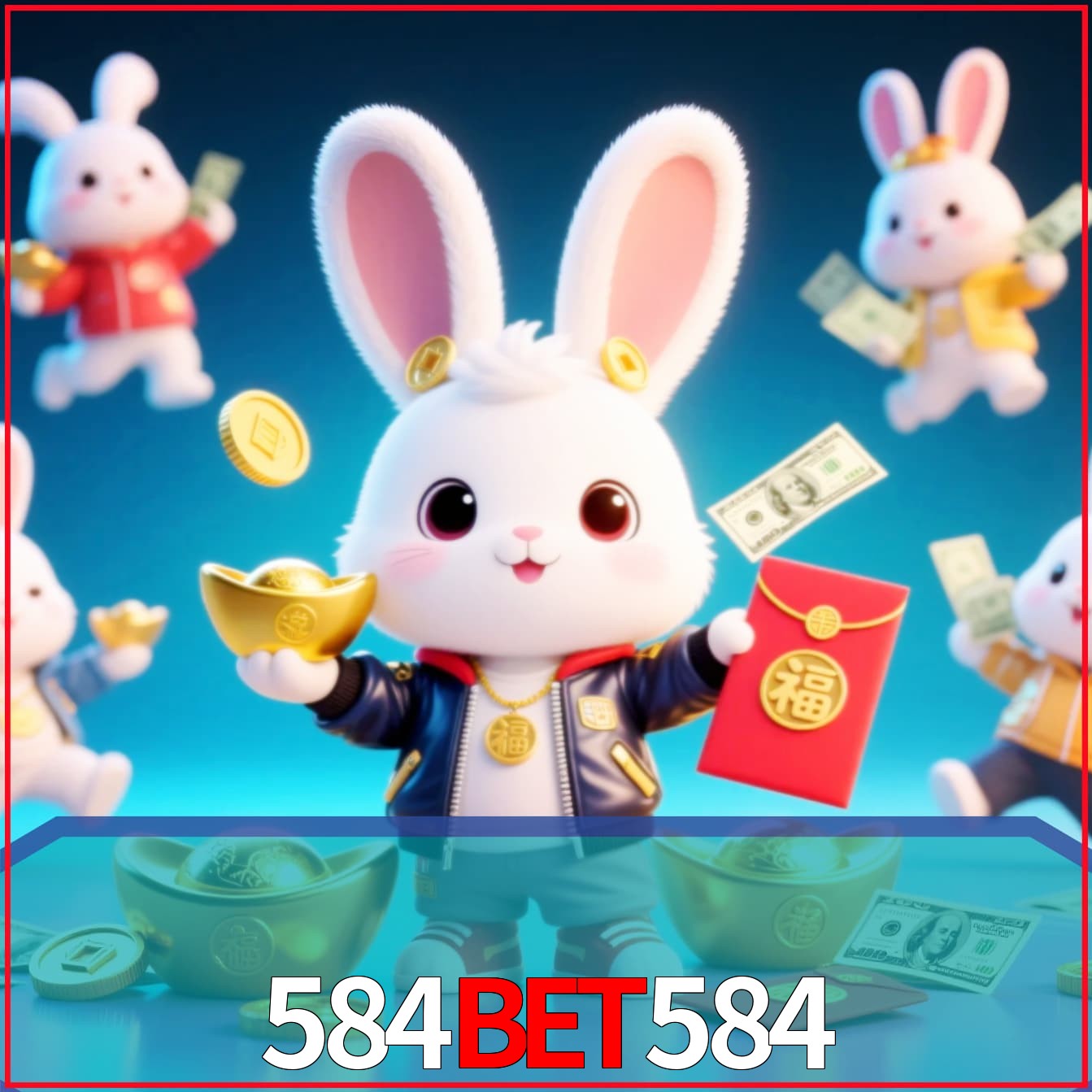 Slot machine 3D icon with number 7 and 1